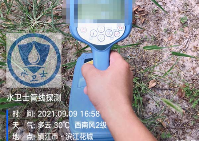 杭州金属管道探测案例-镇江滨江花城小区